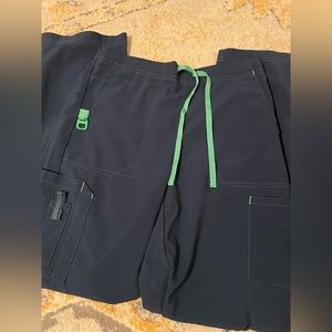 Carhartt navy scrub pants size small